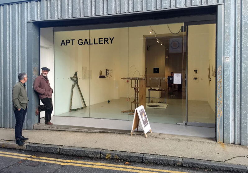 Incubator of Ideas – Tom Banks and Mark Sowden outside the gallery