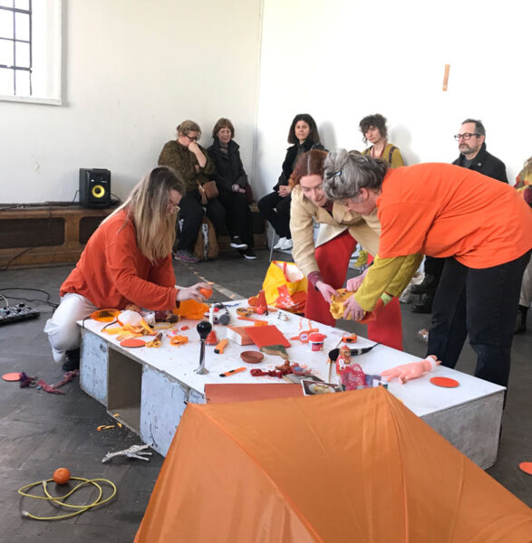By The Way – Dinner (Ana Vicente, Fionnuala Kennedy, Helle Tviberg) performing Orange